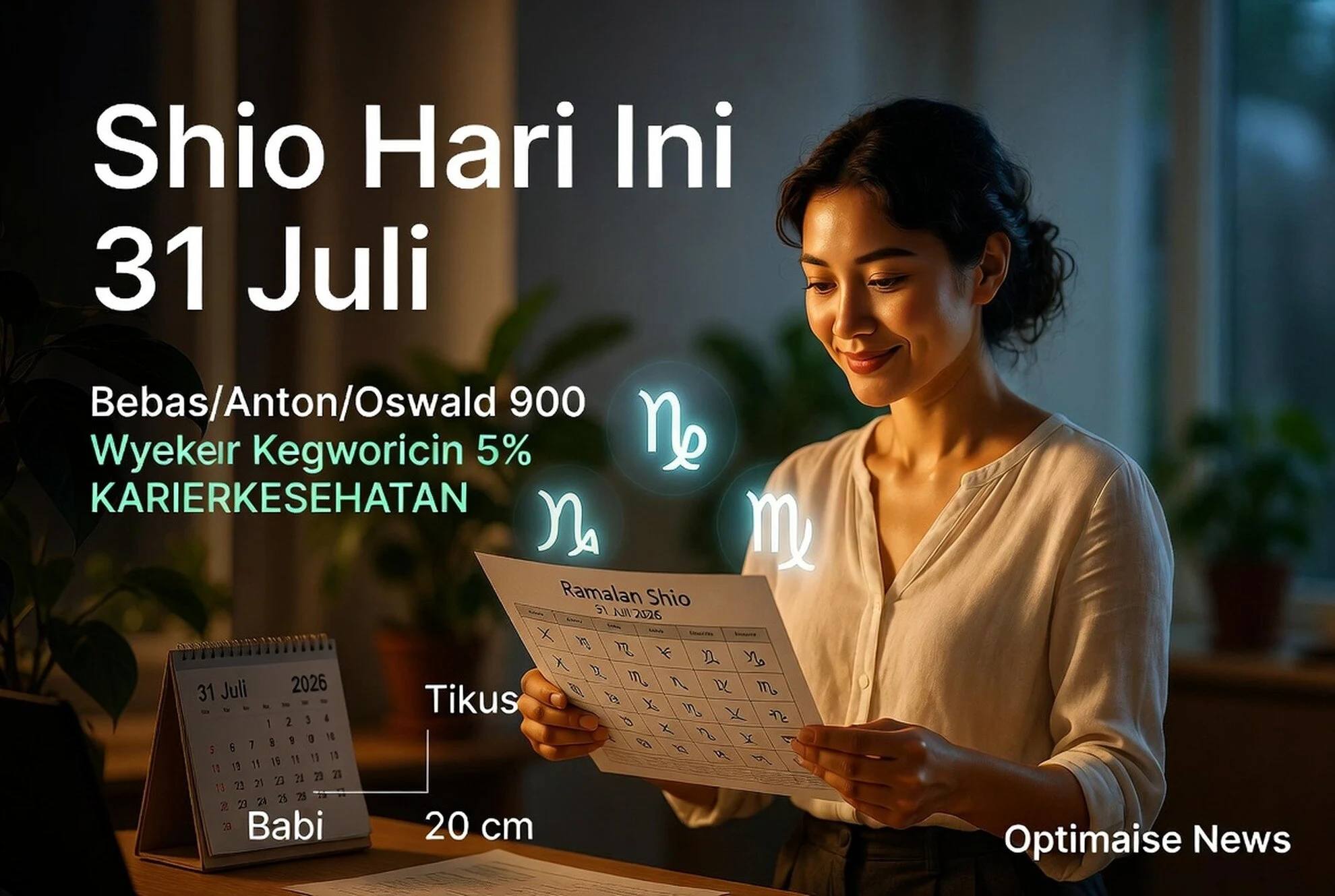 Shio Hari Ini 31 Juli 2026: 12 Shio Raih Peruntungan Karier-Kesehatan