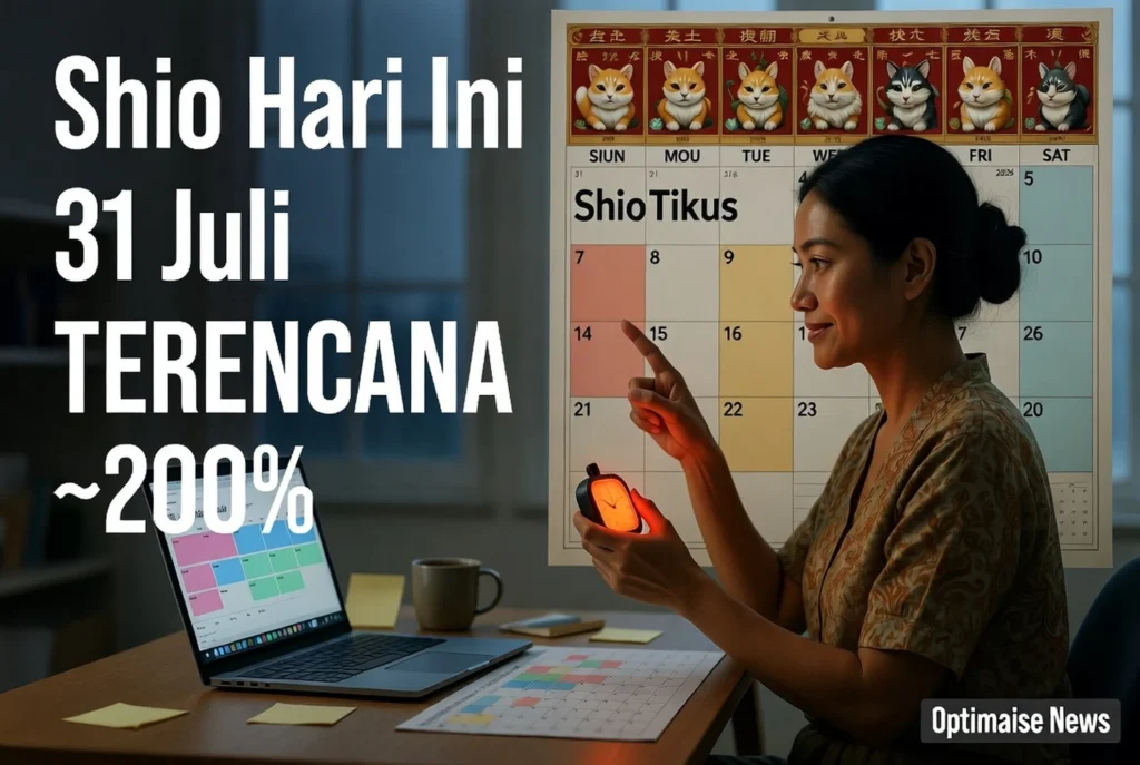 Shio Hari Ini 31 Juli 2026: Energi Stabil Dorong Langkah Terencana