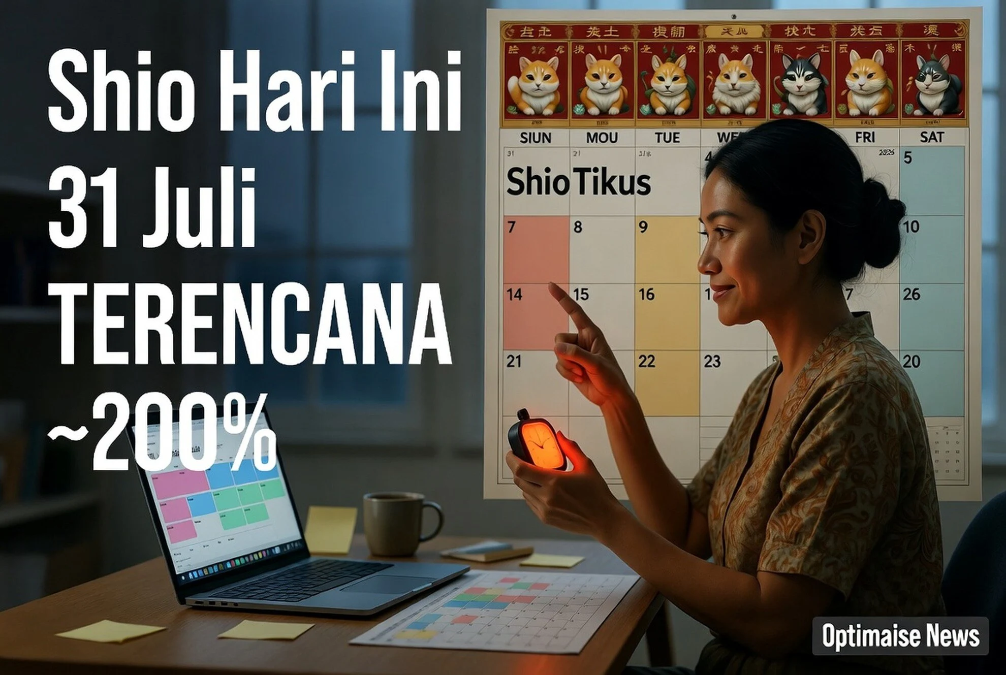 Shio Hari Ini 31 Juli 2026: Energi Stabil Dorong Langkah Terencana