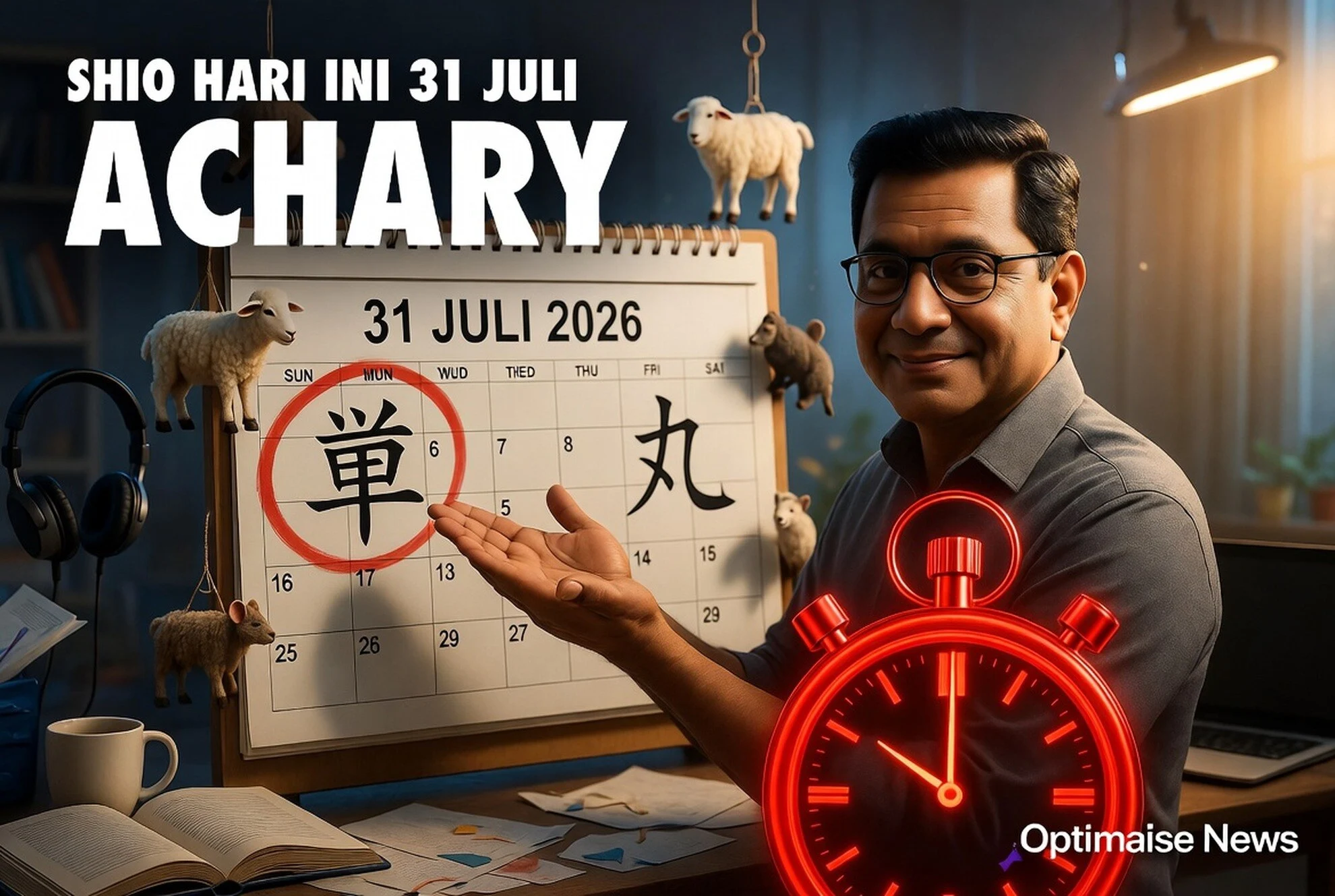 Shio Hari Ini 31 Juli 2026: Ramalan Peruntungan Lengkap Dr. Achary