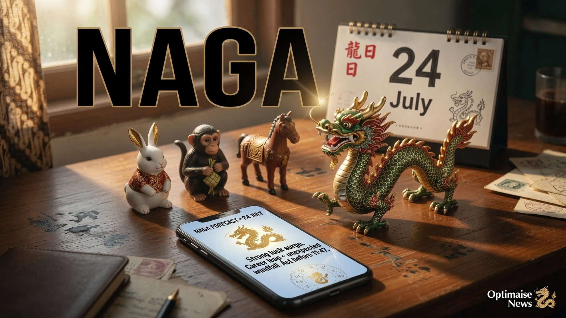 Shio hari ini 24 Juli 2026: 4 Beruntung Ambil Keputusan Ada Naga