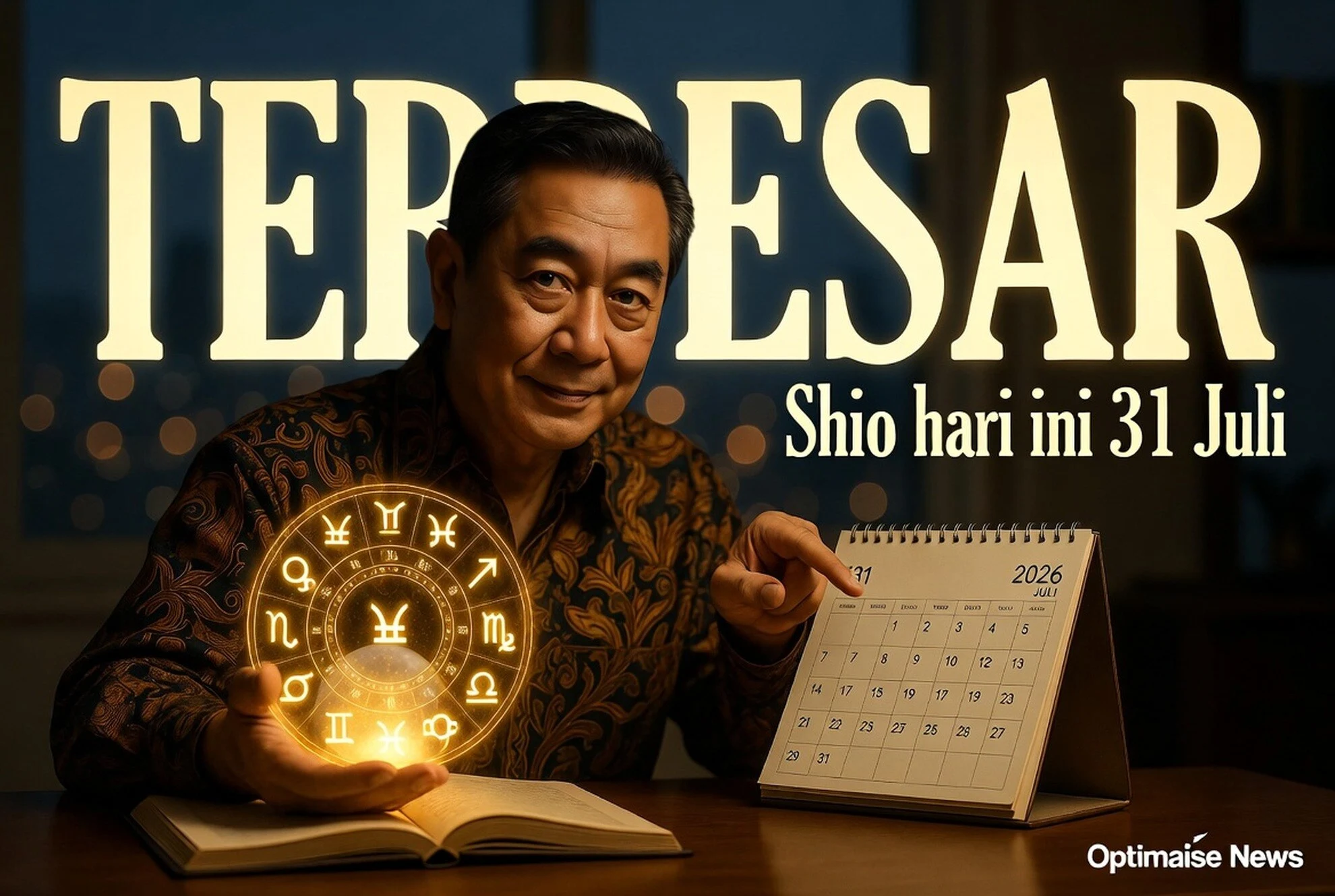 Shio hari ini 31 Juli 2026: Shio Kambing Raih Peluang Terbesar