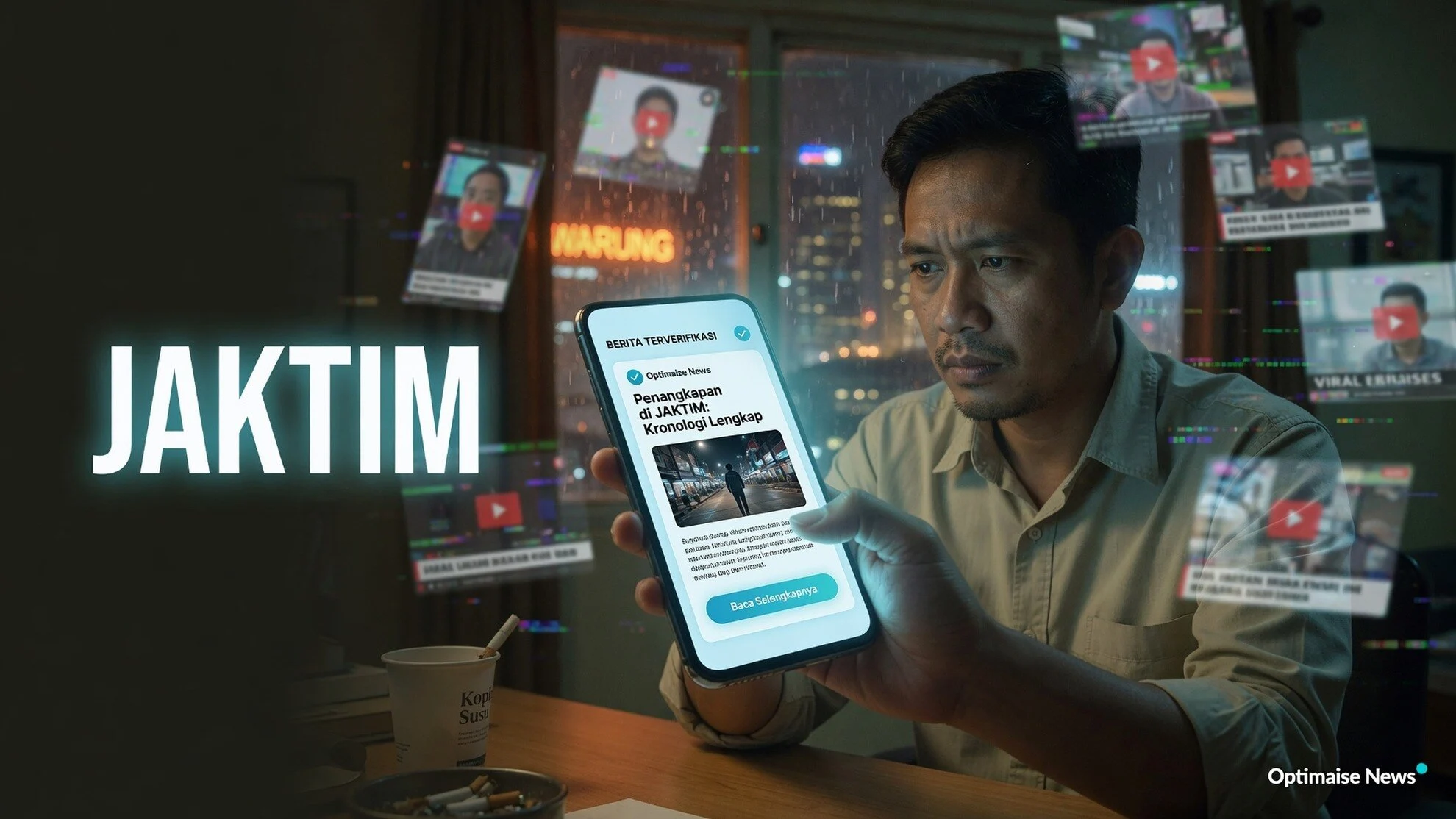 Si Taufik Hidayat Bekasi Diciduk Pukul 01.00 di Jaktim