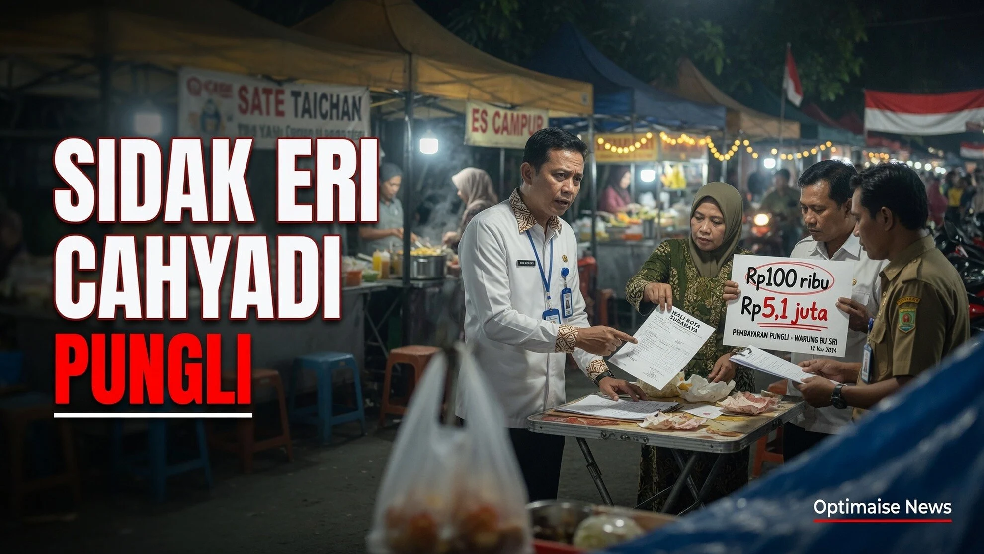 Sidak Eri Cahyadi Hentikan Pungli Rp5,1 Juta SWK Kalijudan