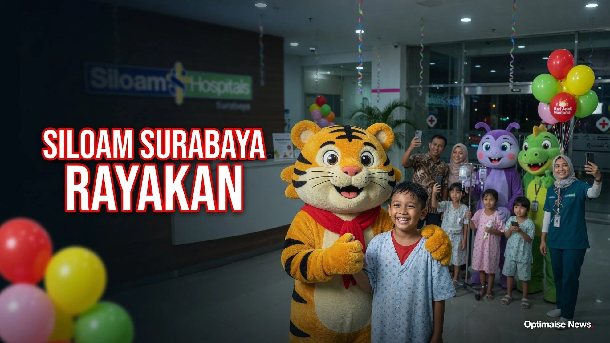 Siloam Surabaya Rayakan Hari Anak dengan Meet & Greet Kartun