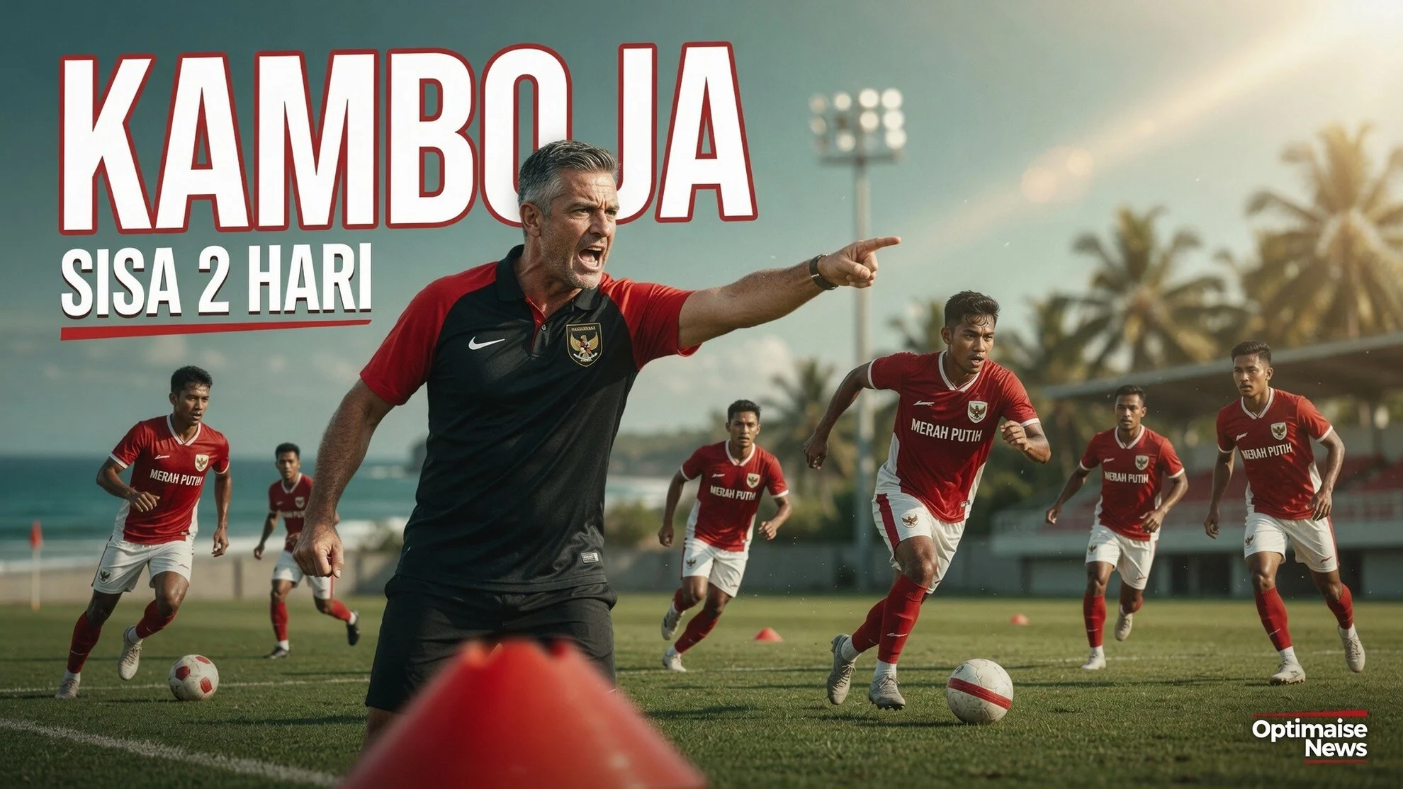 Sisa 2 Hari TC Bali: Herdman Matangkan Timnas Lawan Kamboja