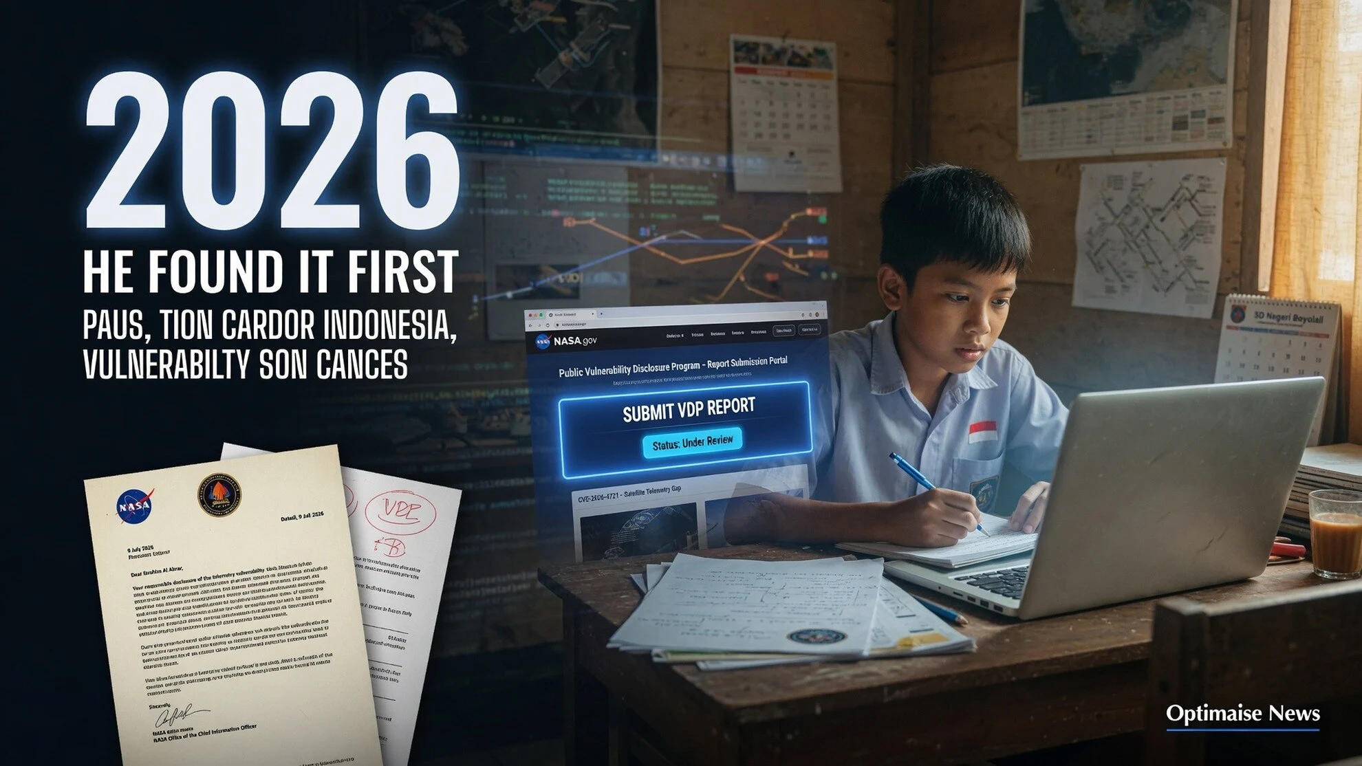 Siswa Boyolali: 4 Laporan VDP, Apresiasi NASA 9 Juli 2026