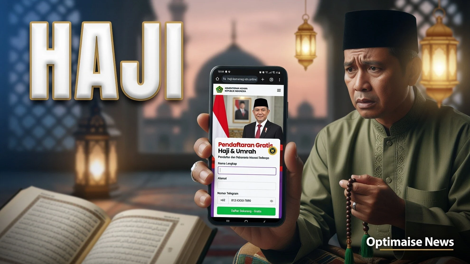 Situs Palsu Catut Kemenag Incar Data Calon Jemaah Haji
