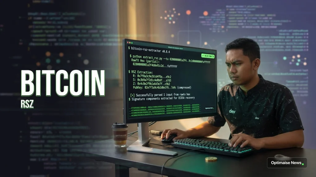Skrip rsz Ambil R S Z ECDSA dari Transaksi Bitcoin