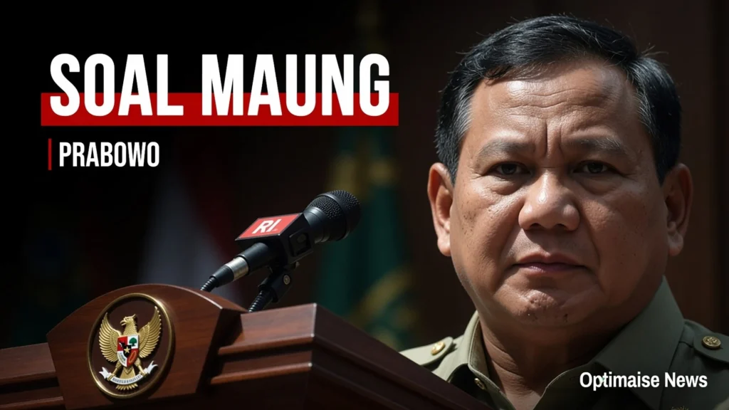 Soal Maung, Kelakar Prabowo ke Kapolri: Polisi Enggak Mau di