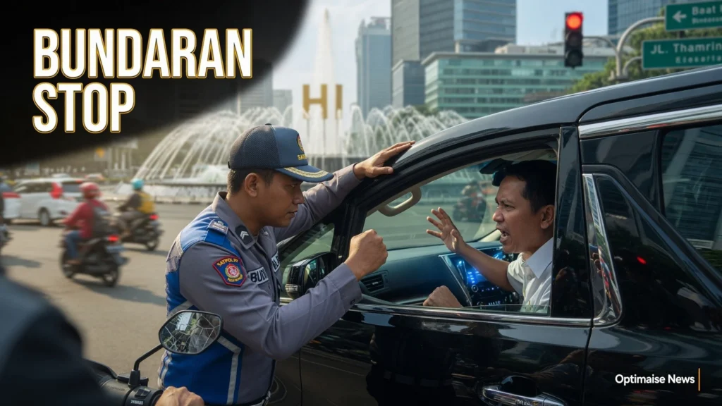 Sopir Alphard Ditilang Elektronik Usai Ribut Satpam di Bundaran HI