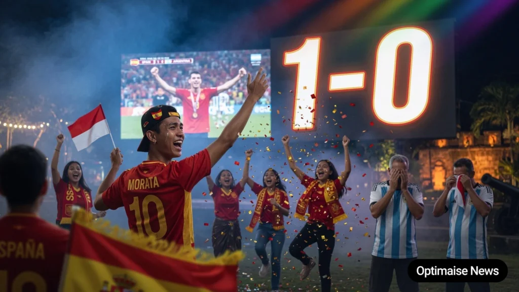 Spanyol 1-0 Argentina: Benteng Oranje Ternate Bergema