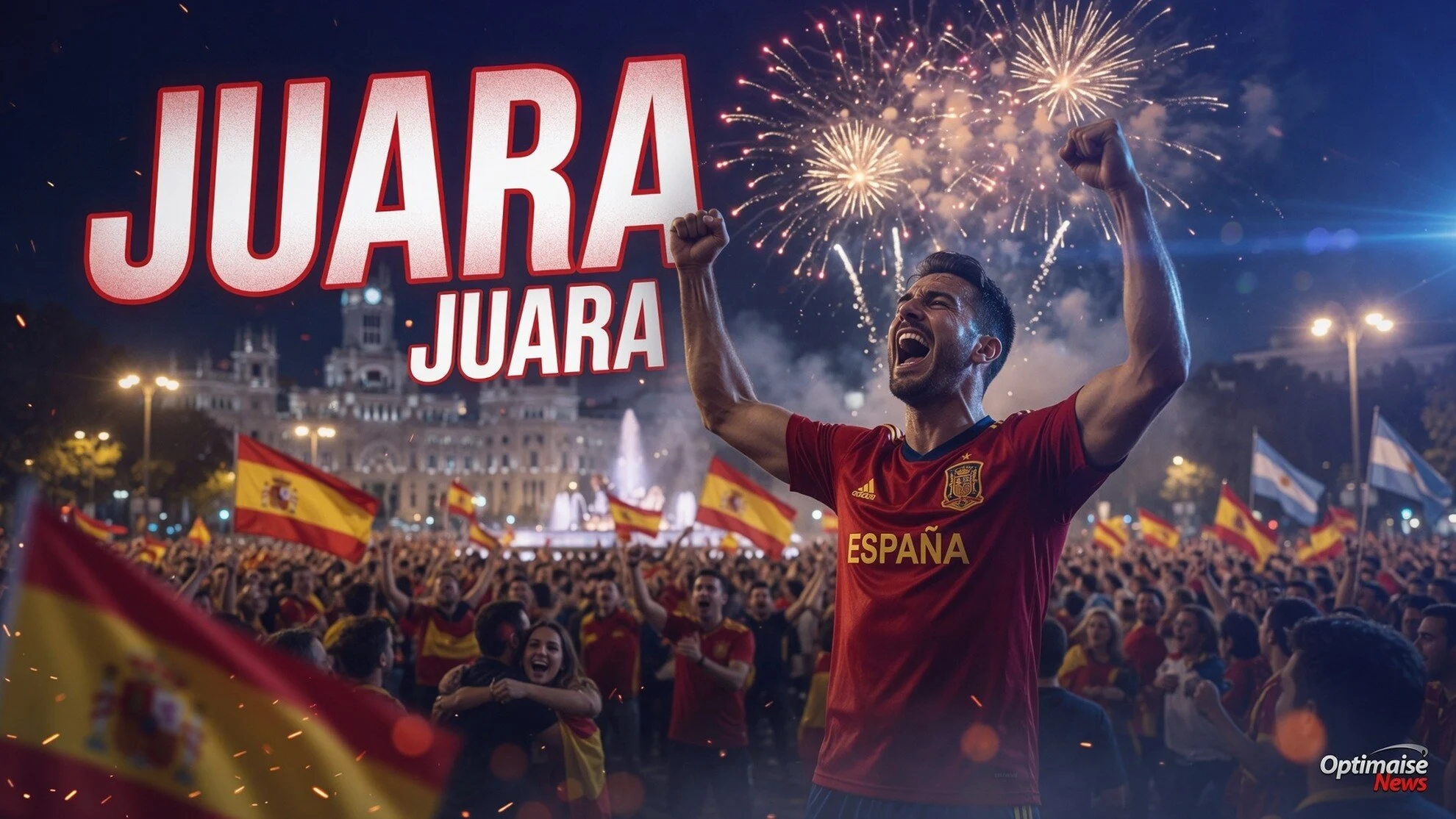 Spanyol Juara Dunia Kedua Usai 16 Tahun Picu Pesta Rakyat