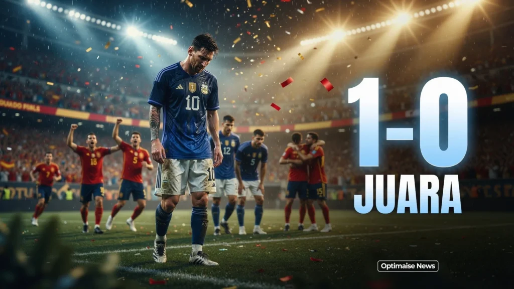 Spanyol Juara Piala & Messi Rating ESPN Raih 1-0