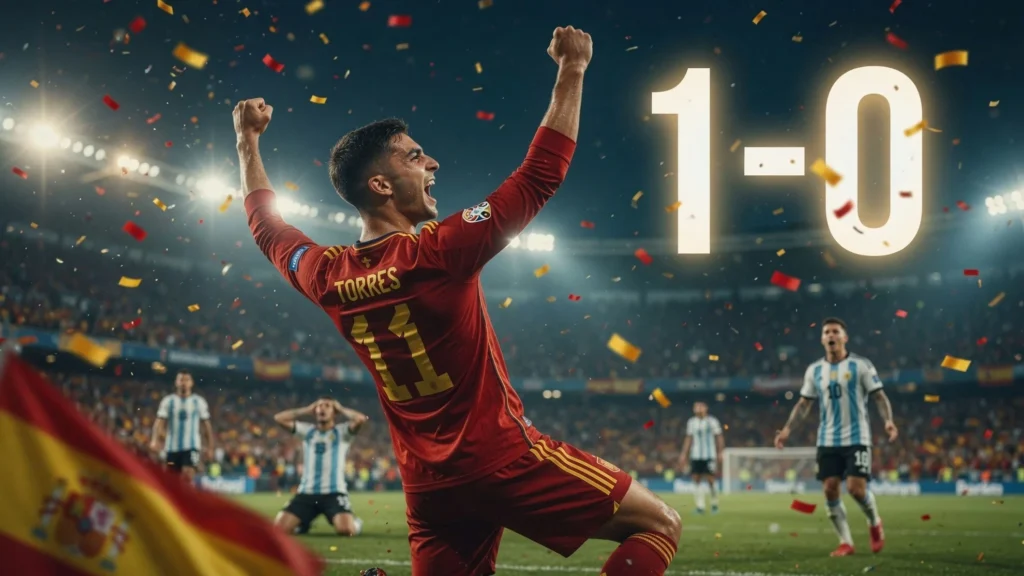 Tambahan poin Spanyol dari 32 besar hingga extra time