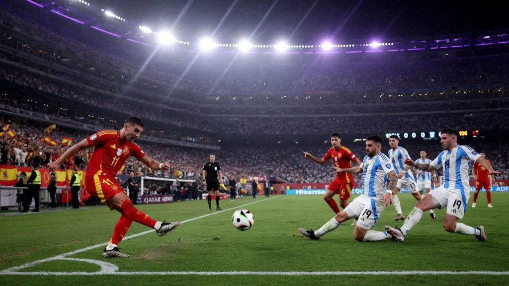 Dua kartu merah Argentina di momen penentu