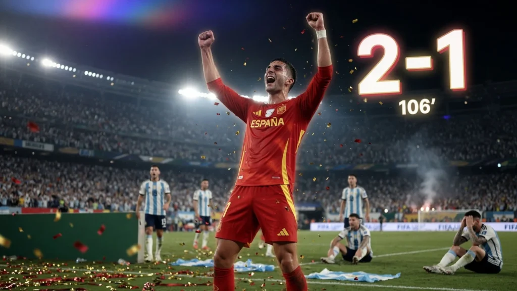 Gol Menit 106 Ferran Torres dari Umpan Nico Williams