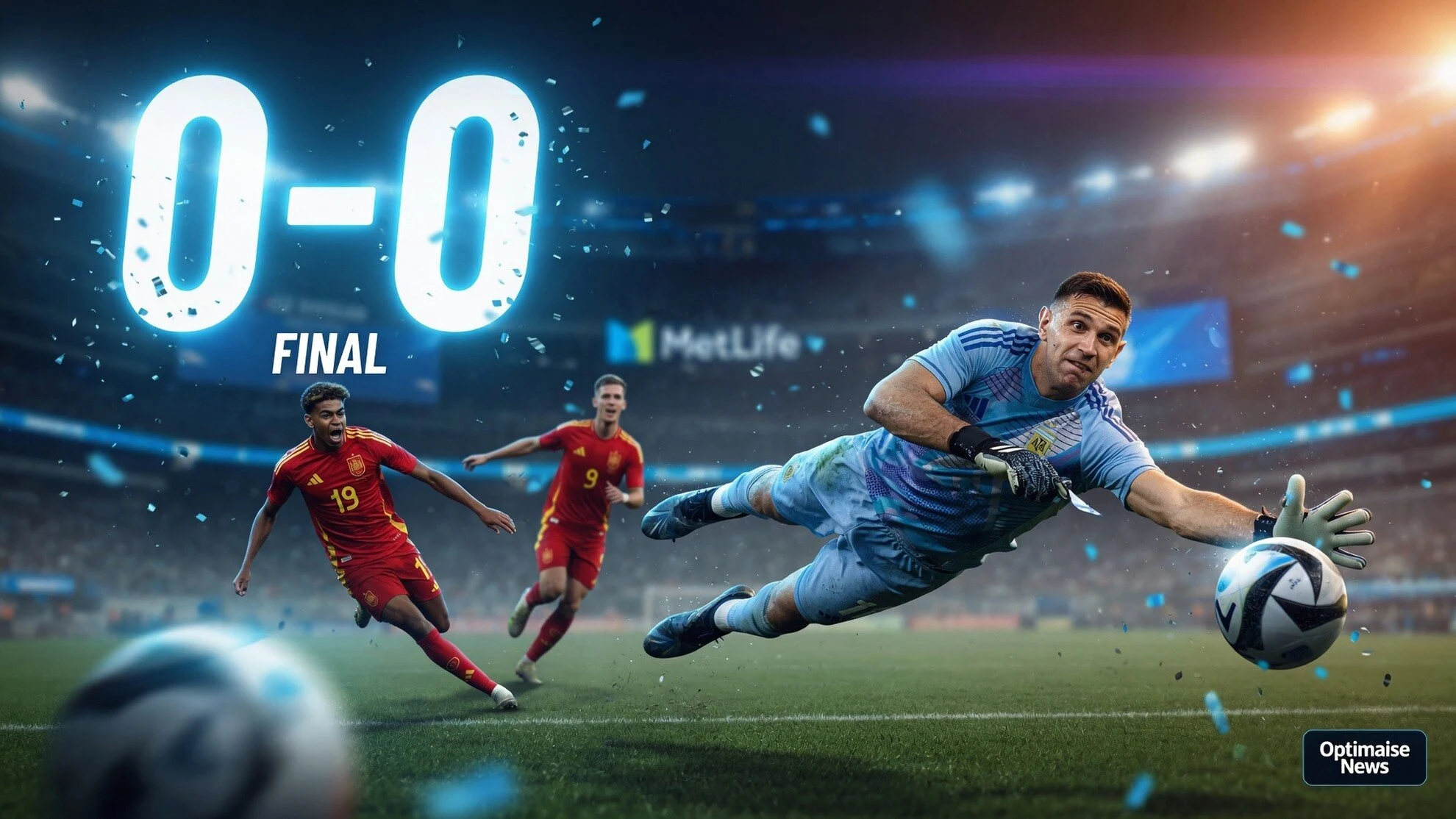 Spanyol Vs Argentina 0-0, Martinez Cegah Gol Final 2026