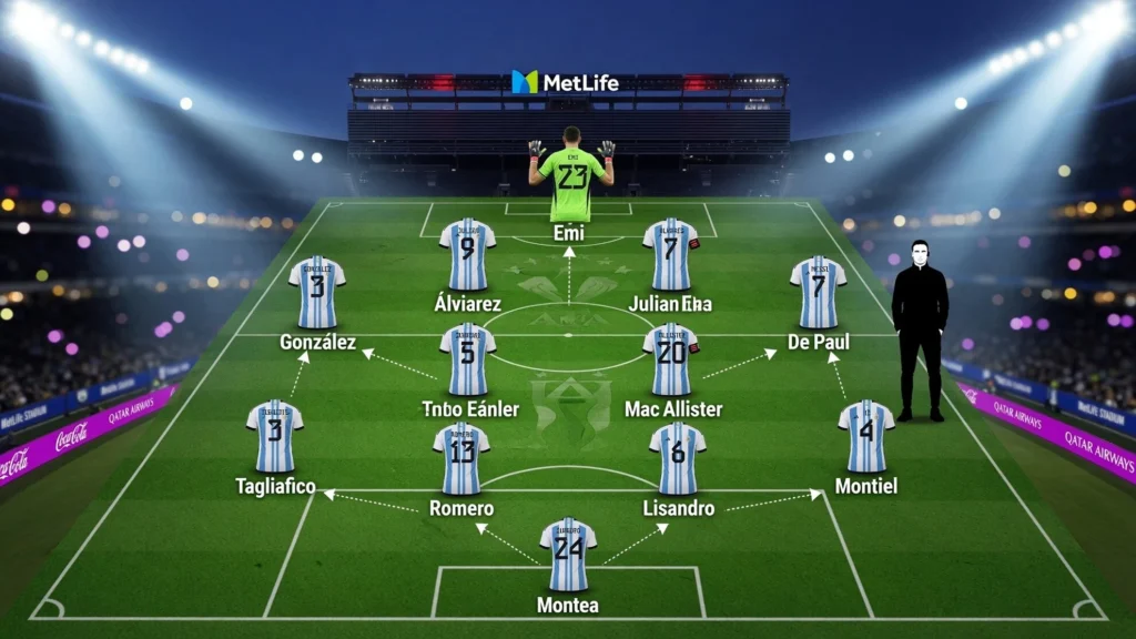 Tiga starter baru Scaloni: Montiel-De Paul-Gonzalez masuk