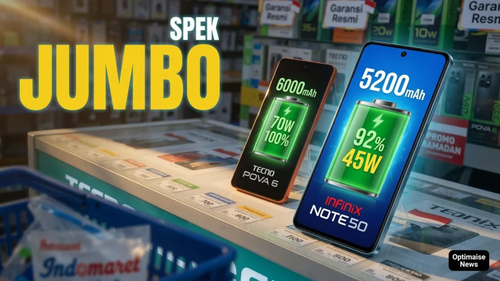 Spesifikasi HP 2 Jutaan 2025: 15 Model AMOLED Baterai Jumbo
