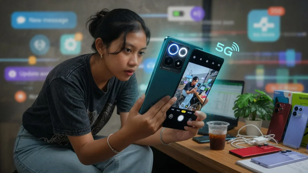 Kamera Resolusi Tinggi dan Opsi Jaringan 5G