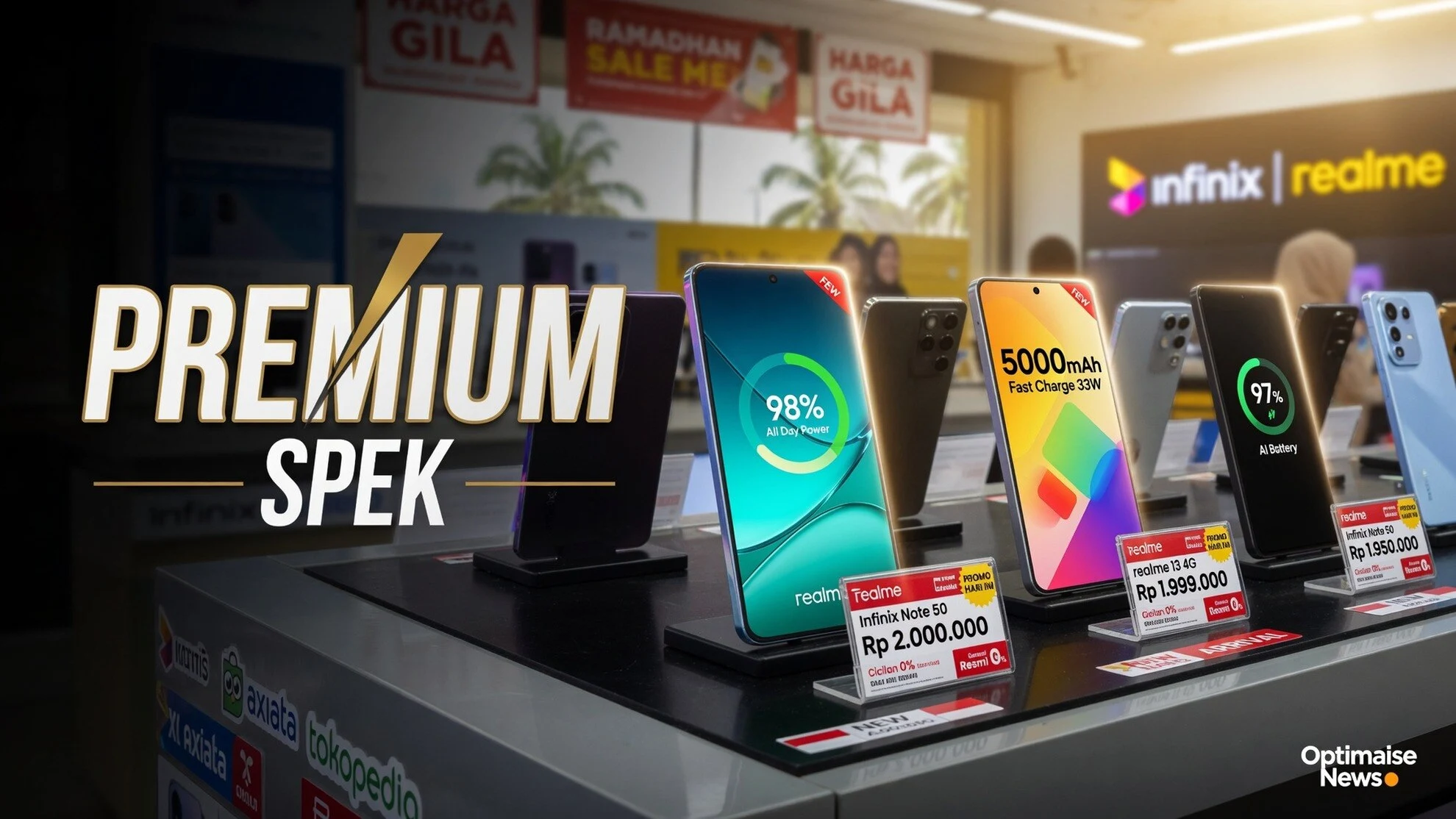 Spesifikasi HP 2 Jutaan 2025 Tawarkan 15 Model Fitur Premium