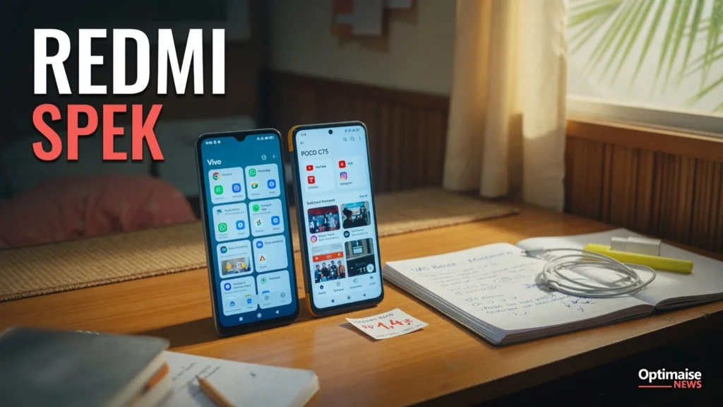 Spesifikasi HP Bawah Rp2 Juta: 120Hz 8GB RAM Redmi 14C