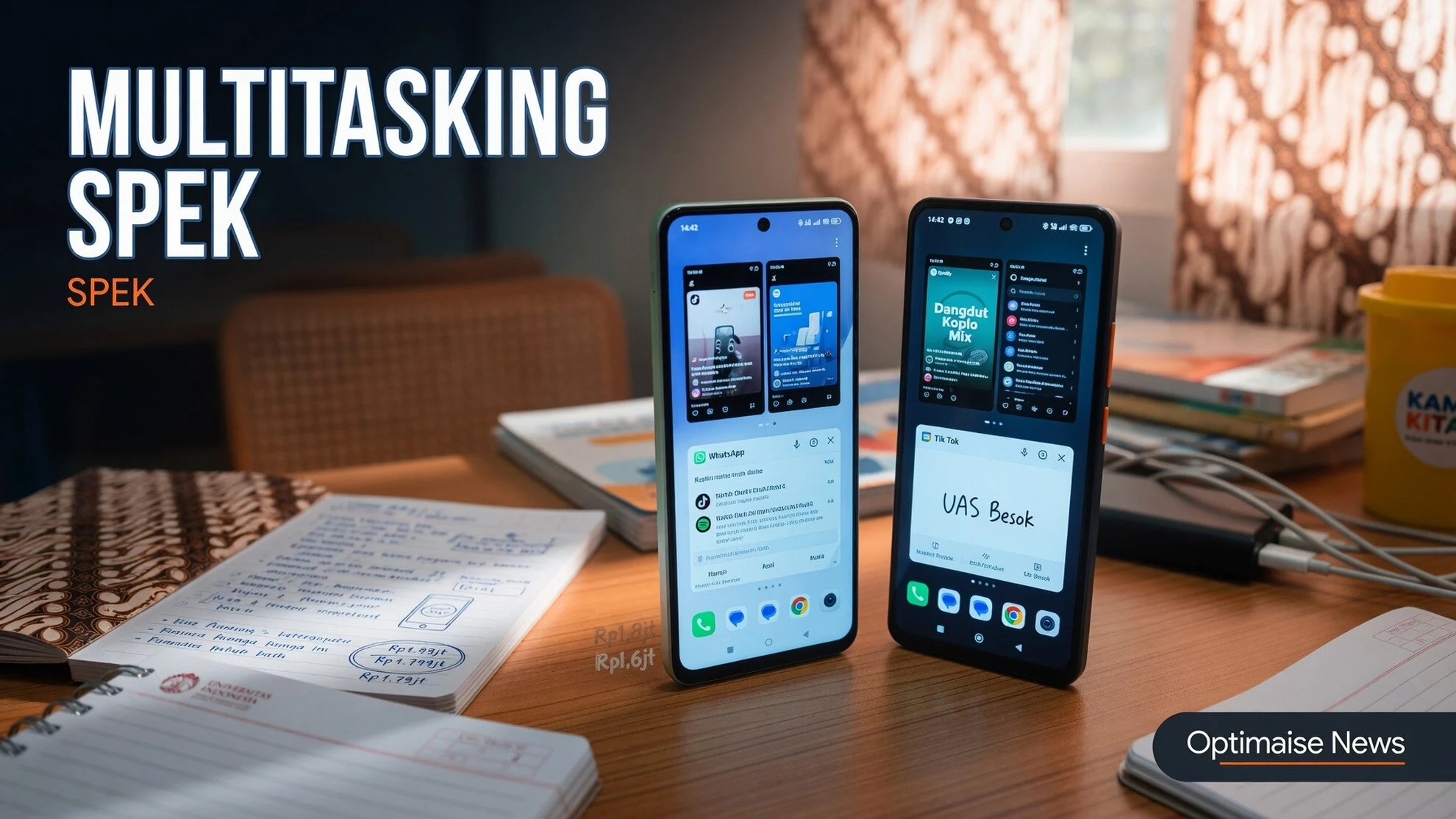 Spesifikasi HP Bujet Rp1-2 Juta Andalan Multitasking