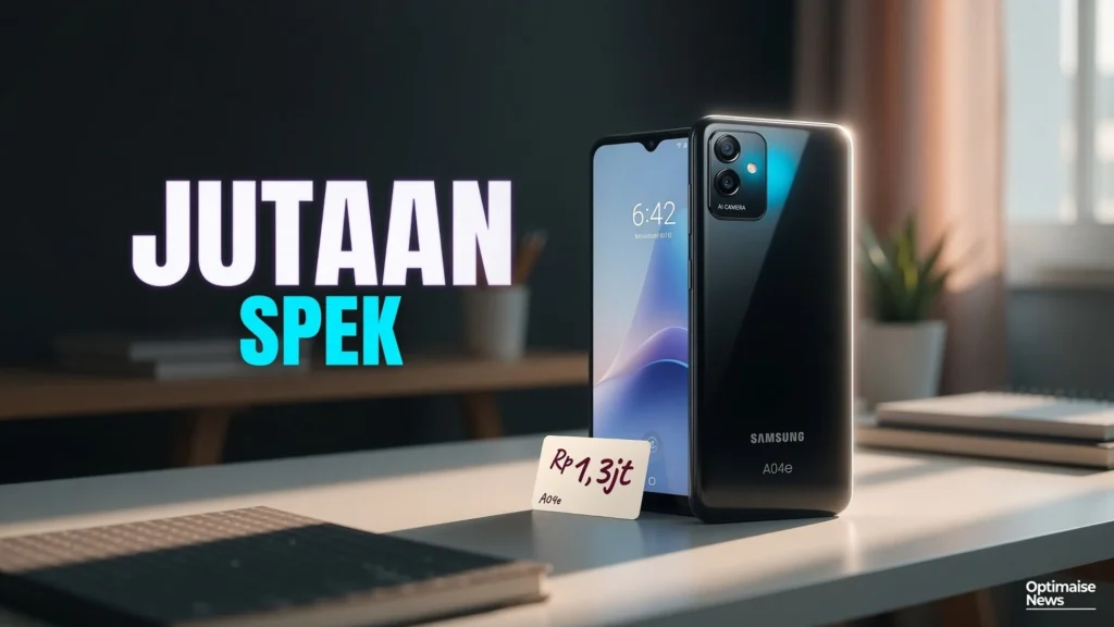 Spesifikasi HP Galaxy A04e Storage Diganda 64GB Rp1 Jutaan