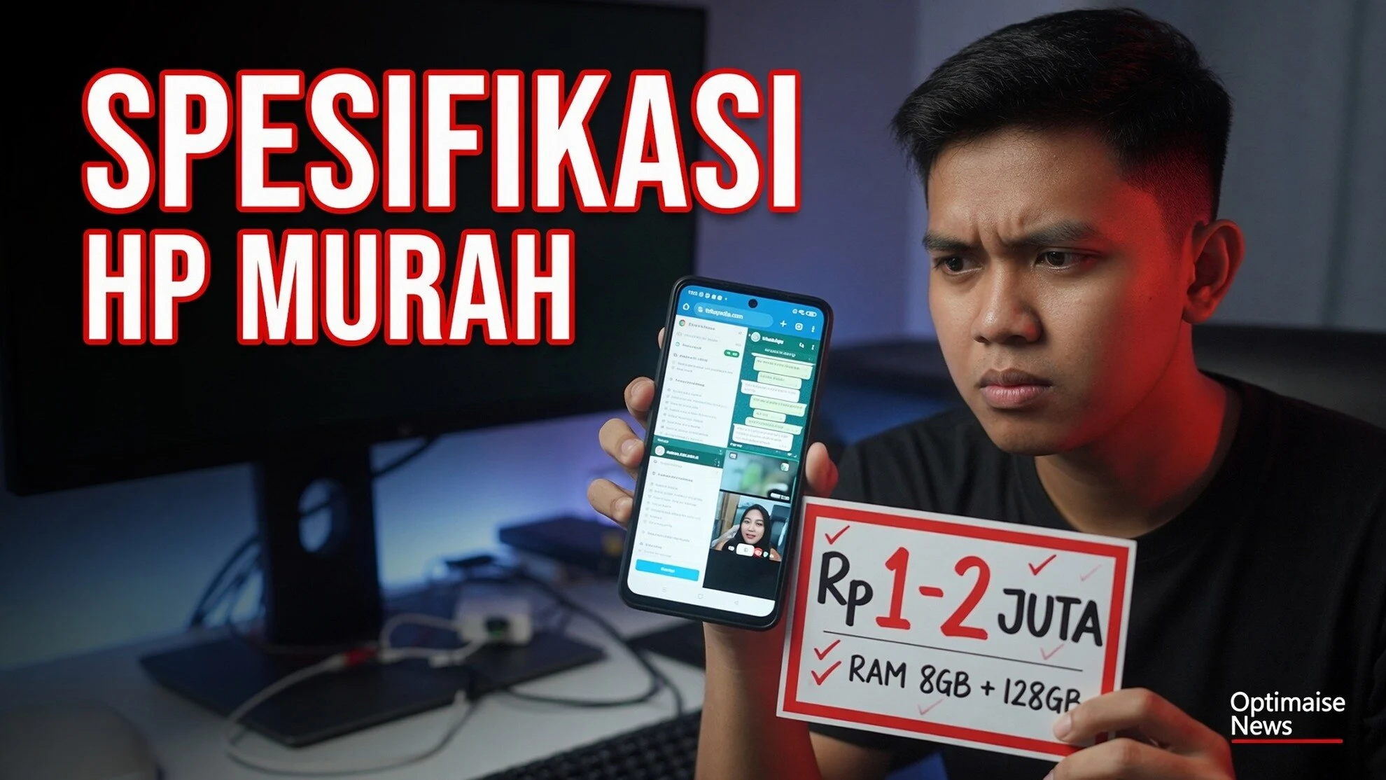 Spesifikasi HP Murah Rp1-2 Juta untuk Multitasking