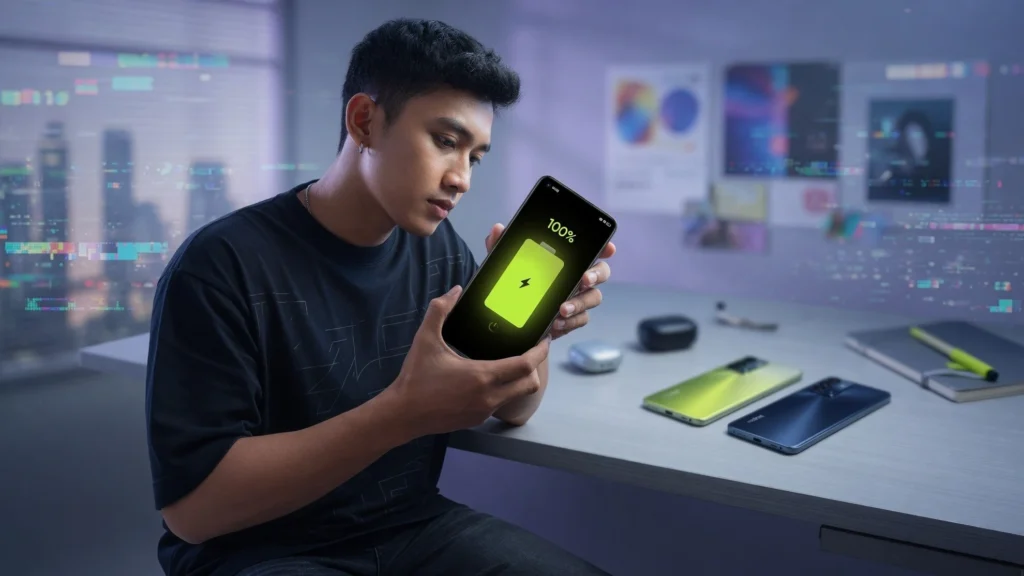 Peta Kapasitas Baterai 6.300-8.000 mAh per Segmen
