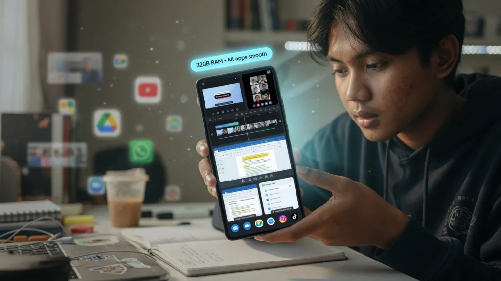 Peran RAM Besar dan Chipset untuk Zoom hingga CapCut