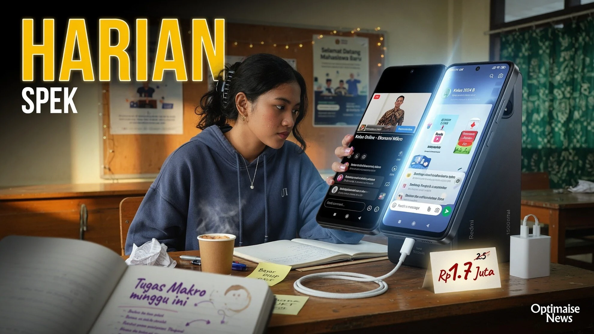 Spesifikasi HP Rp1-2 Juta Cocok Multitasking Harian
