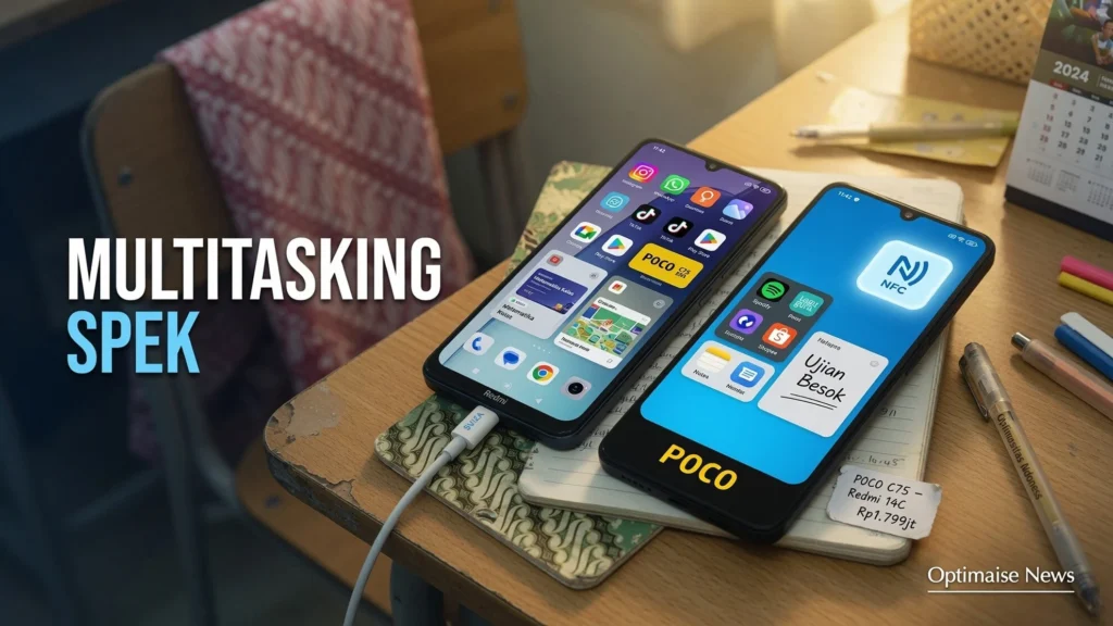 Spesifikasi HP Rp1-2 Juta Dukung Multitasking RAM 8GB