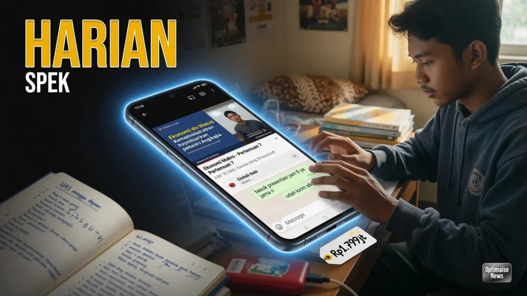 Spesifikasi HP Rp1-2 Juta Fokus Multitasking Harian