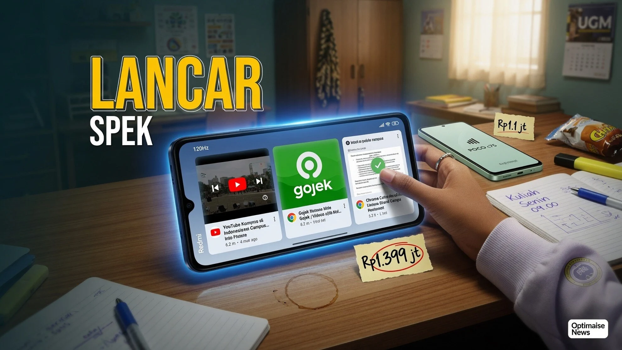 Spesifikasi HP Rp1-2 Juta Kini Mampu Multitasking Lancar