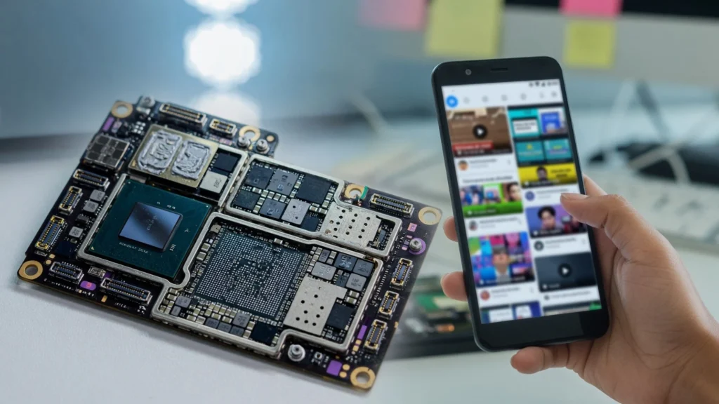 Layar besar serta kelancaran refresh rate