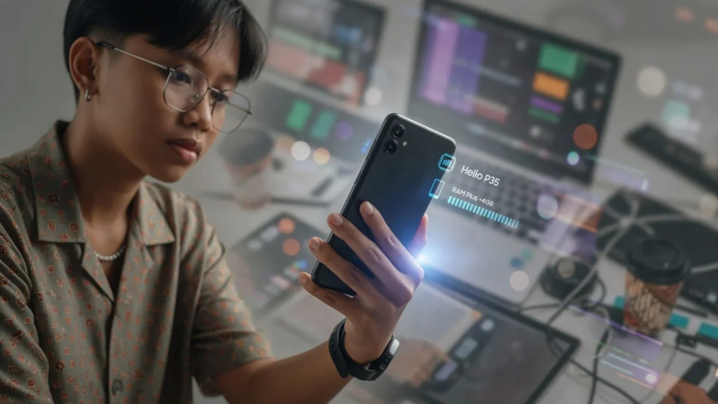 Performa Helio P35 dengan RAM Plus di Galaxy A04e