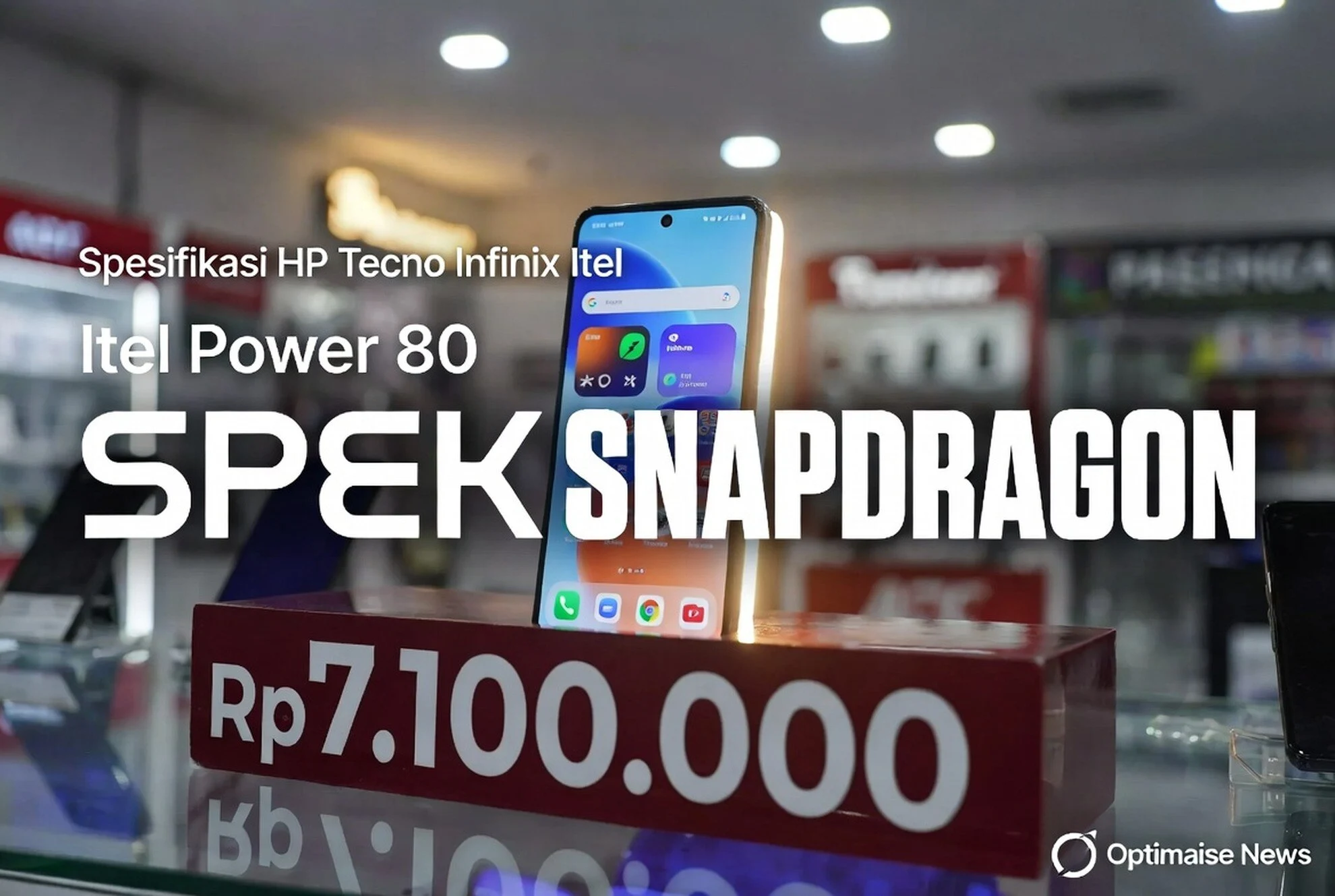Spesifikasi HP Tecno Infinix Itel Stabil Rp1 Juta Meski Snapdragon