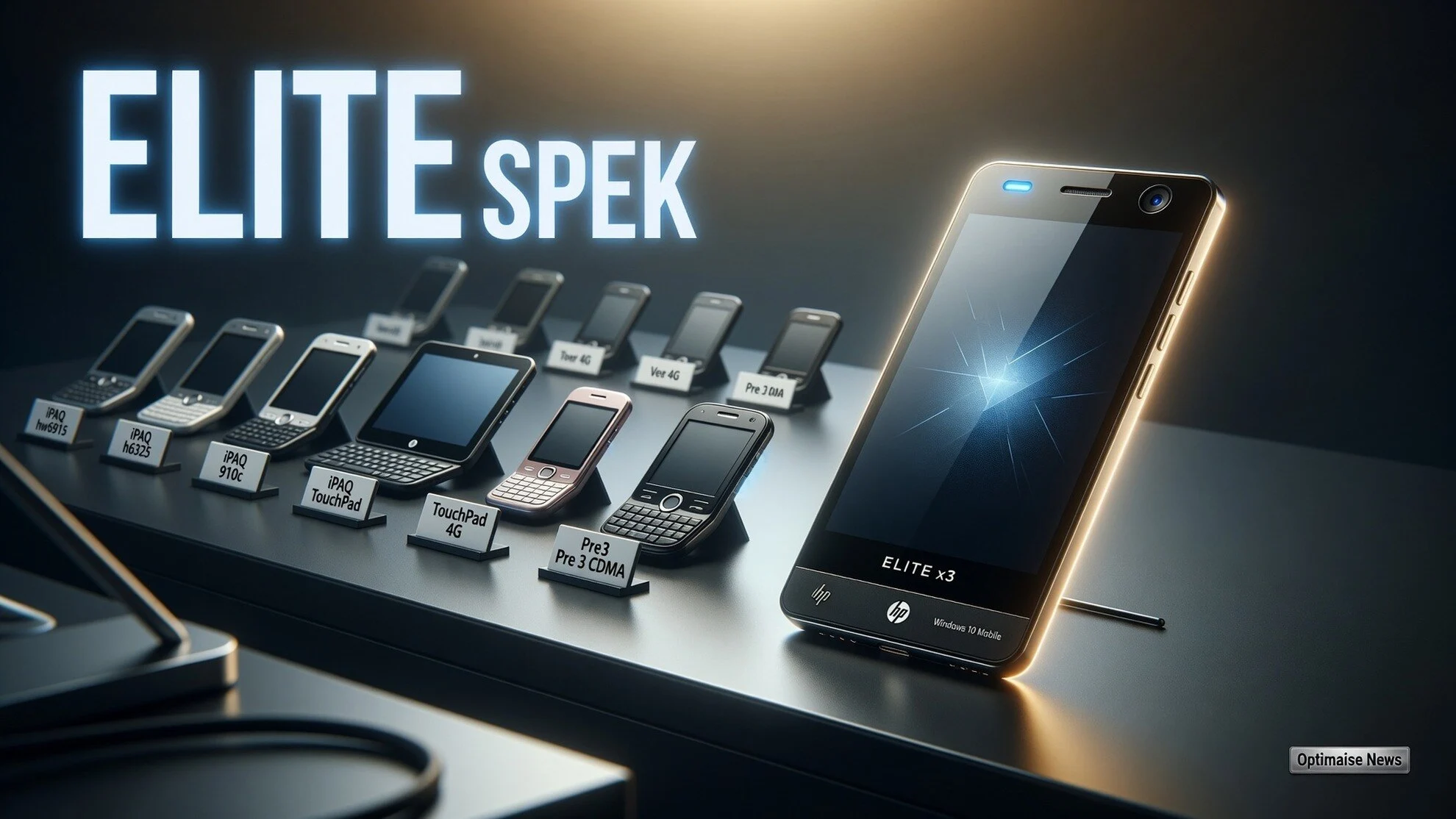 Spesifikasi HP Ungkap 40 Model dari iPAQ hingga Elite x3