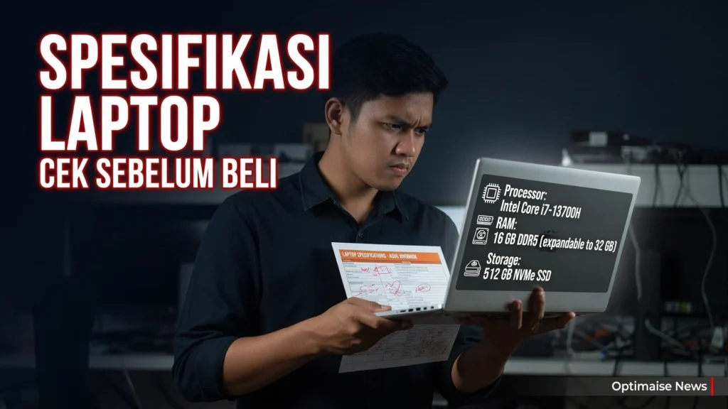 Spesifikasi Laptop: Cek RAM SSD Prosesor Sebelum Beli