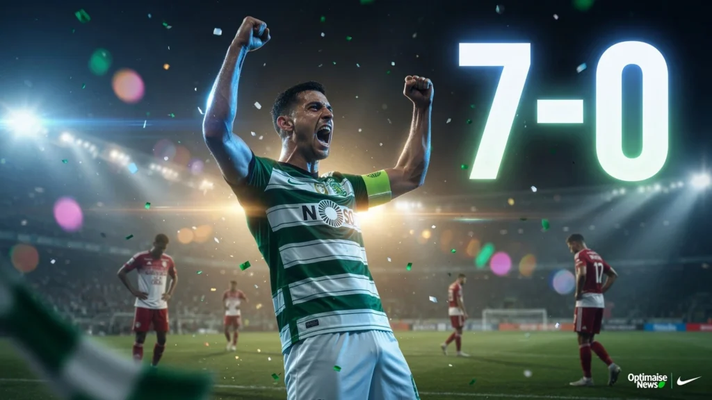 Sporting CP Hancurkan Strasbourg 7-0 di Debut Oliveira