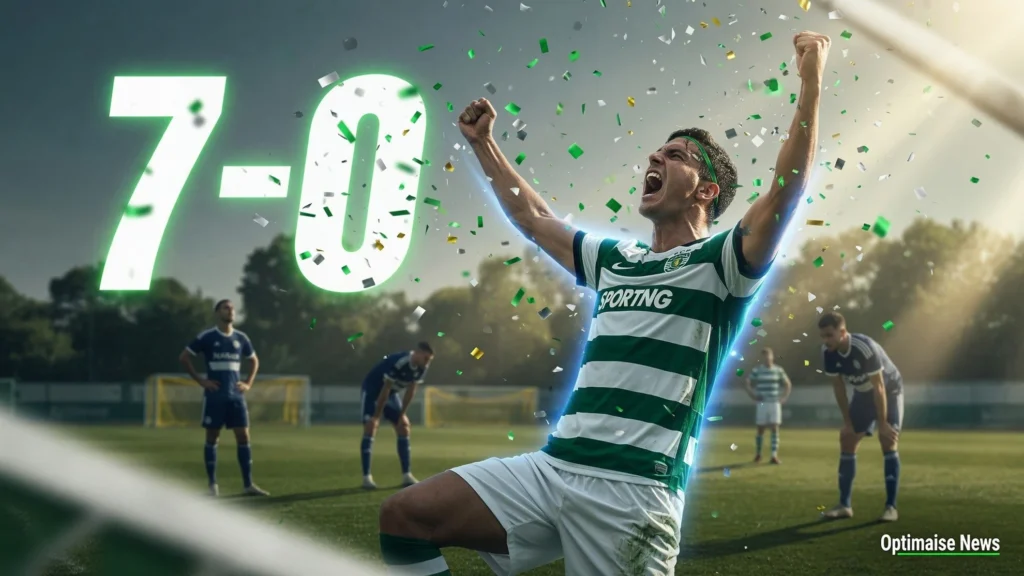 Sporting CP vs Strasbourg 7-0 Hancurkan Debut Oliveira