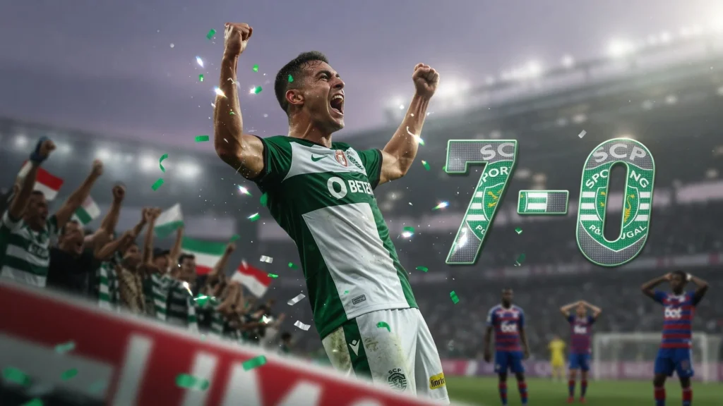 Sporting CP Tunjukkan Dominasi Total dengan Skor 7-0
