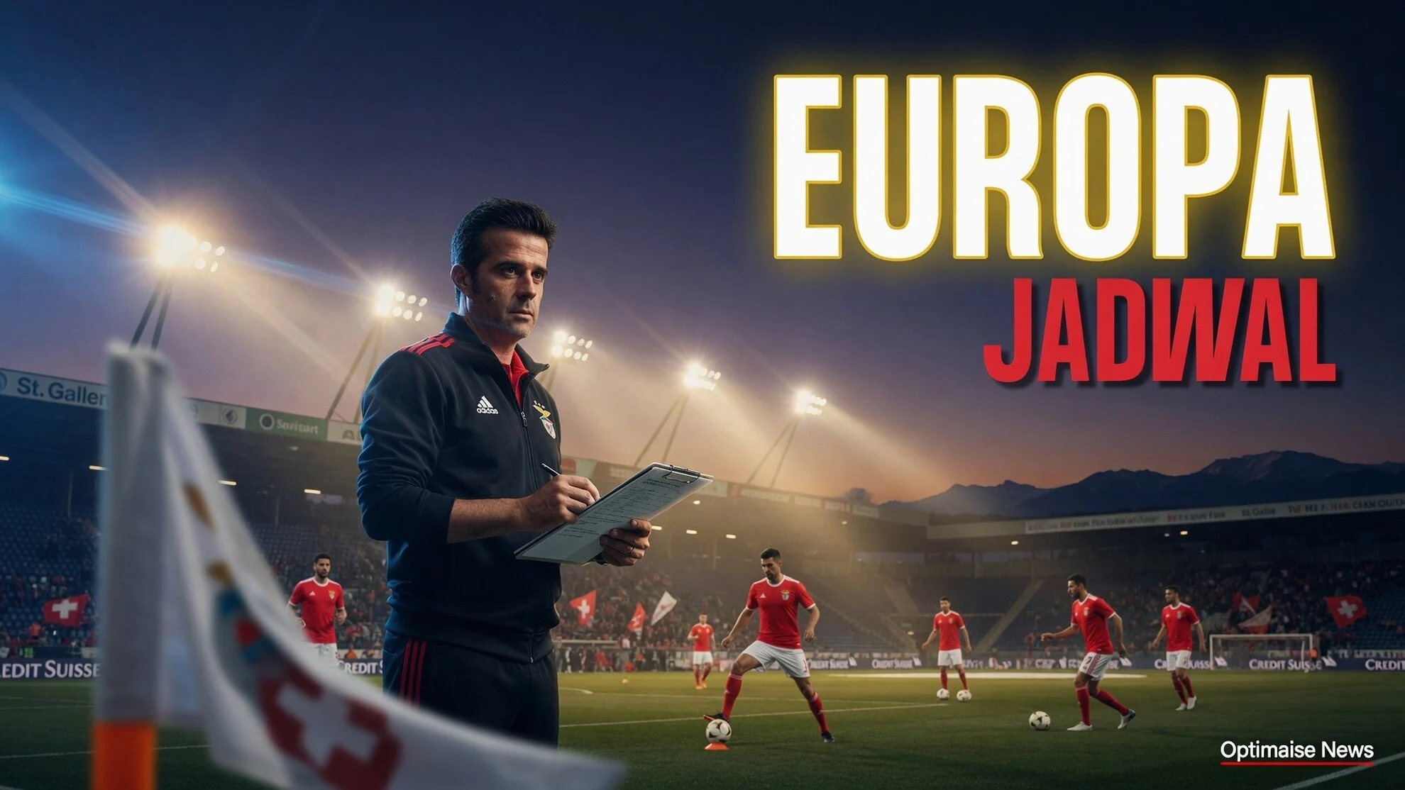 St. Gallen vs Benfica Jadi Debut Marco Silva di Kualifikasi Europa