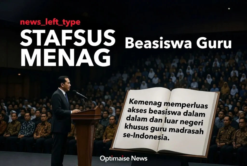 Stafsus Menag: Perluas Beasiswa Guru Madrasah demi SDM Emas 2045