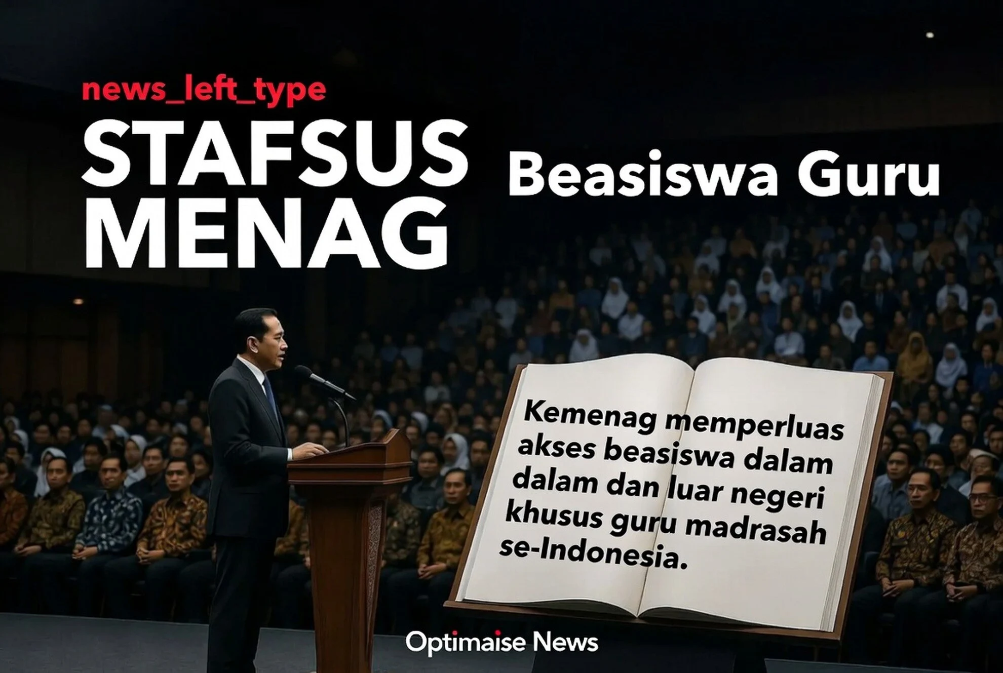 Stafsus Menag: Perluas Beasiswa Guru Madrasah demi SDM Emas 2045