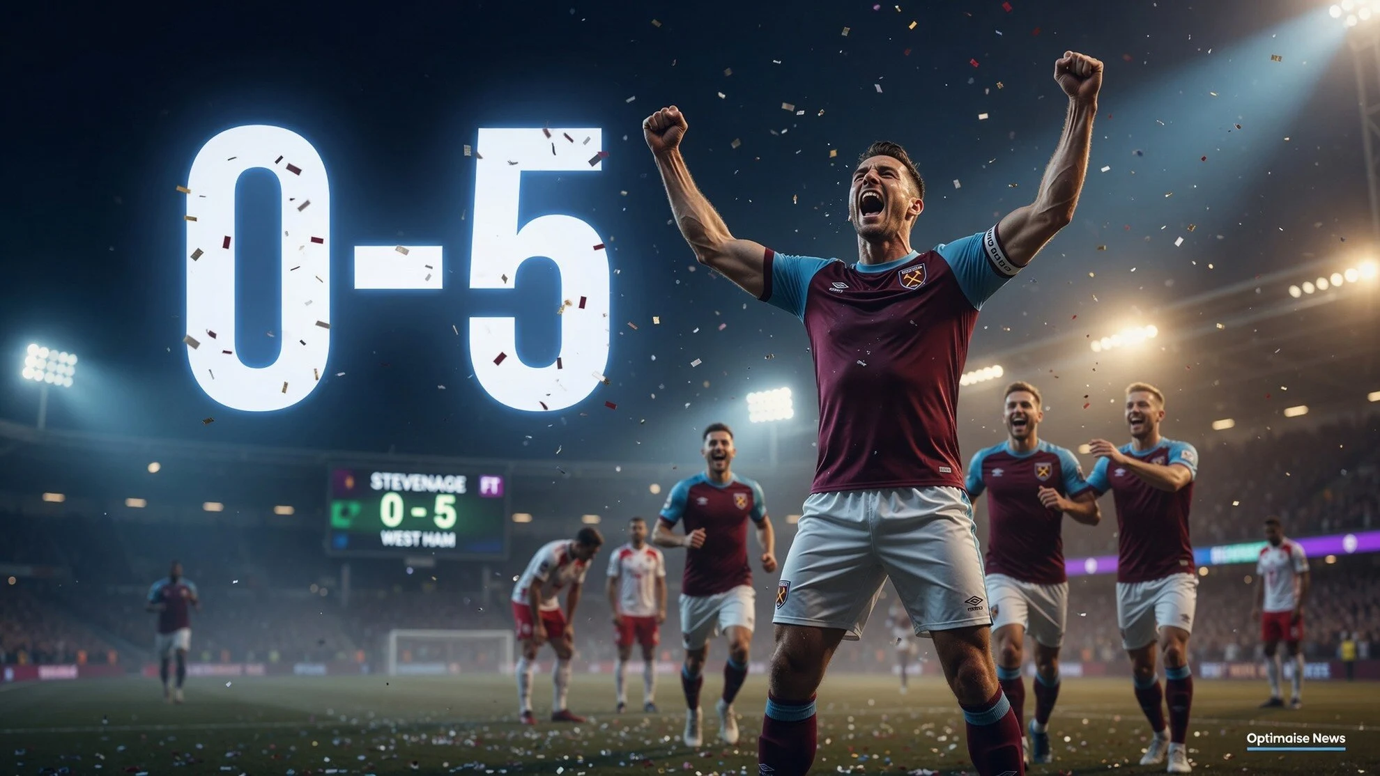 Stevenage vs West Ham 0-5: West Ham Bantai di Pramusim