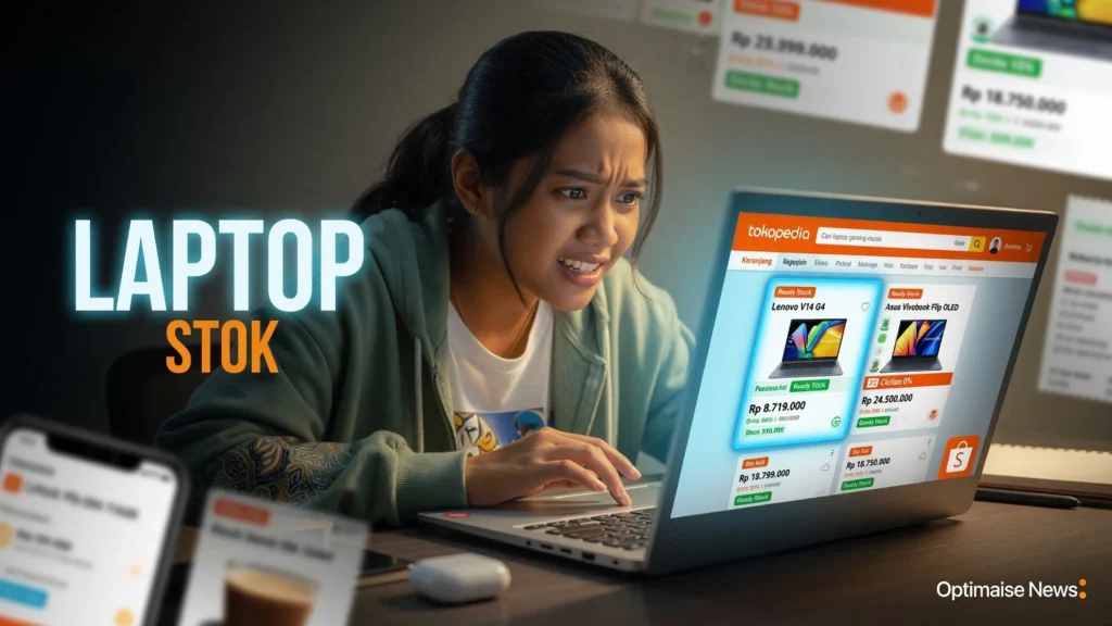 Stok 358.070 Laptop Resmi di Tokopedia Mulai Rp8,7 Juta