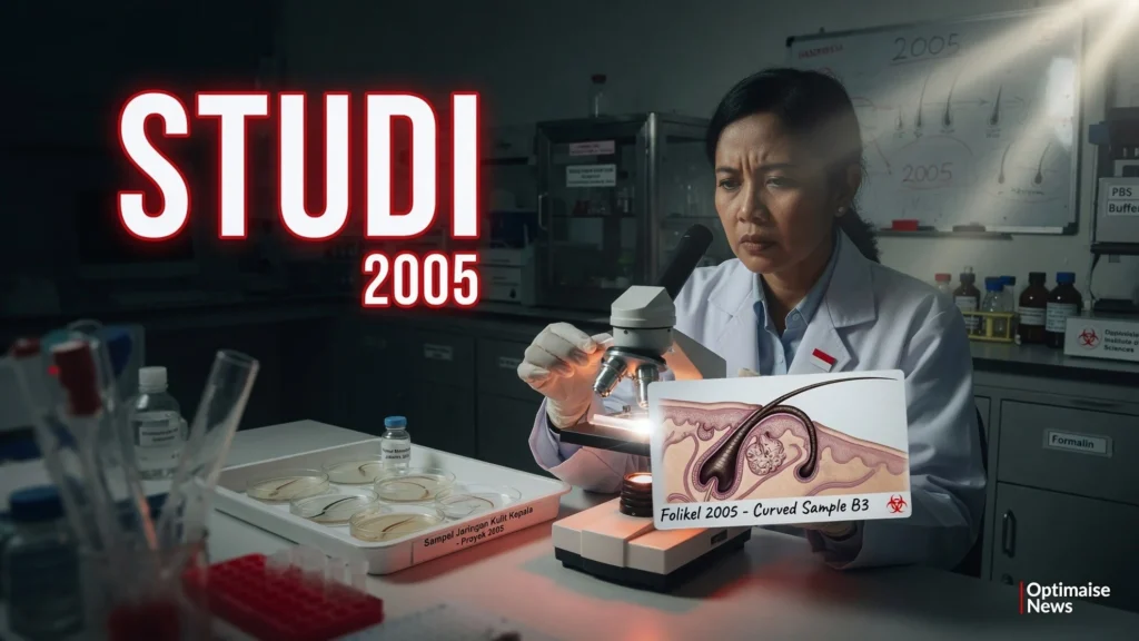 Studi 2005: Cetakan Folikel Kunci Bentuk Rambut Keriting